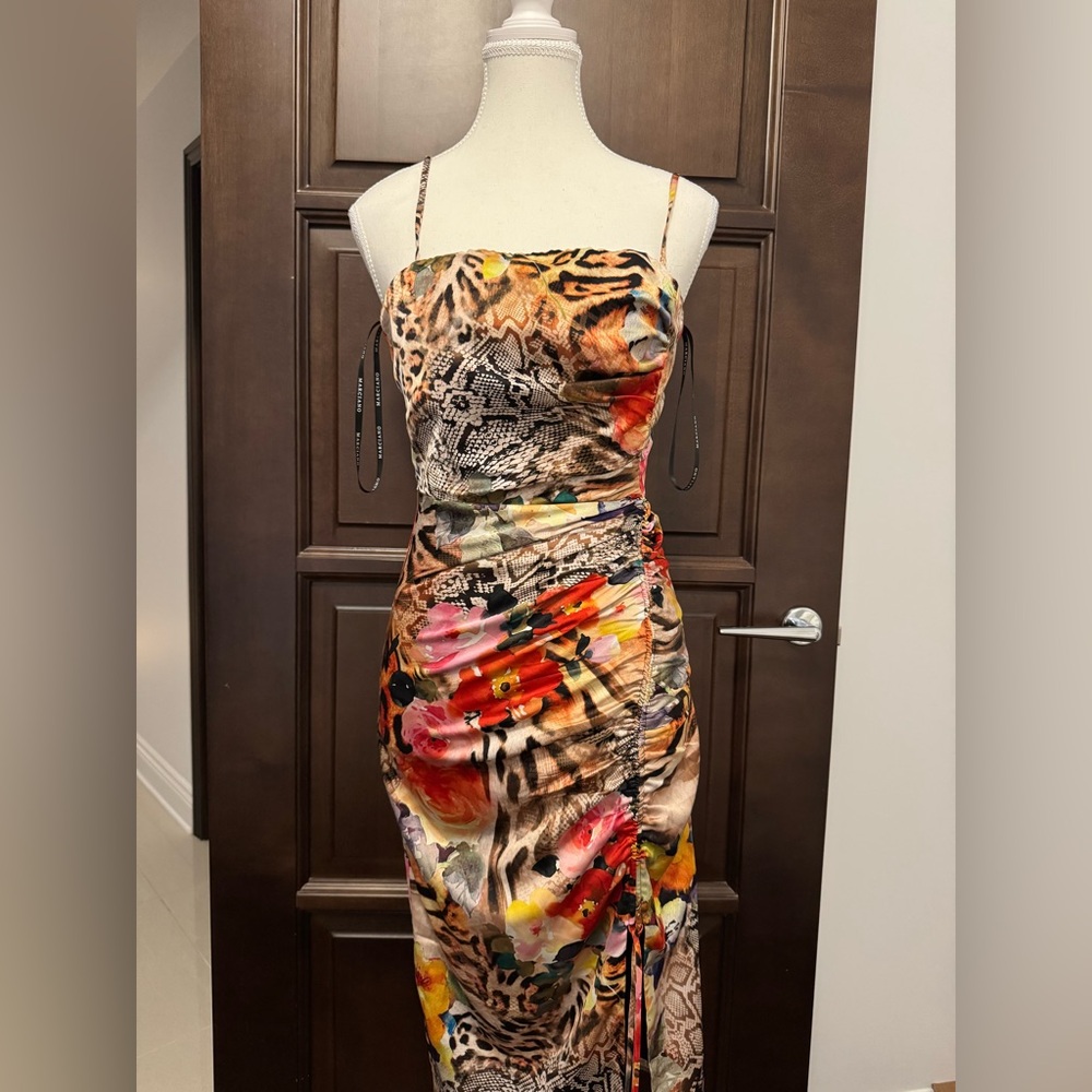 Marciano Strapless Multicolor Dress